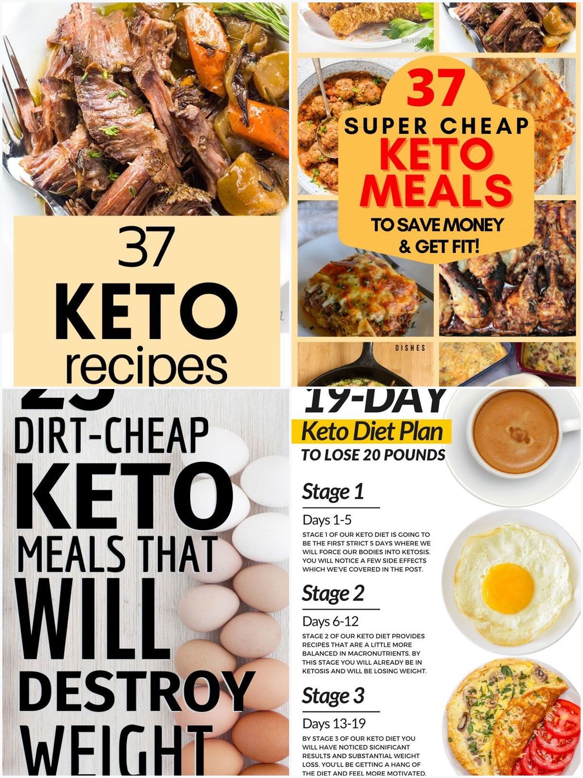 My favorite ideas for cheap keto meals